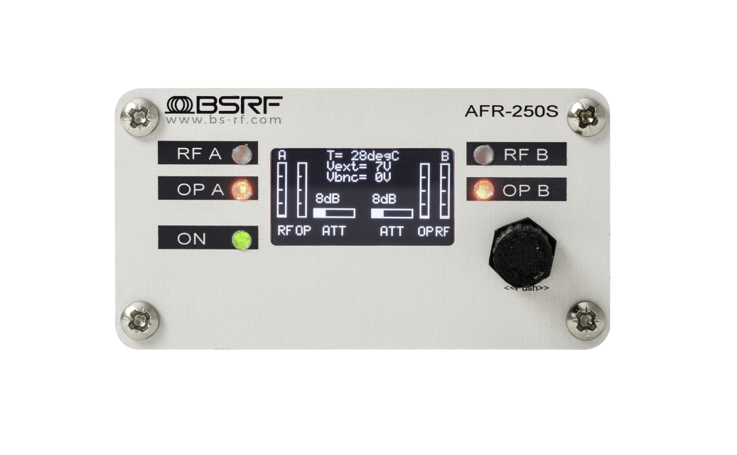 AFR-250S, A Dual Radio Over Fiber Receiver In Your Hand!